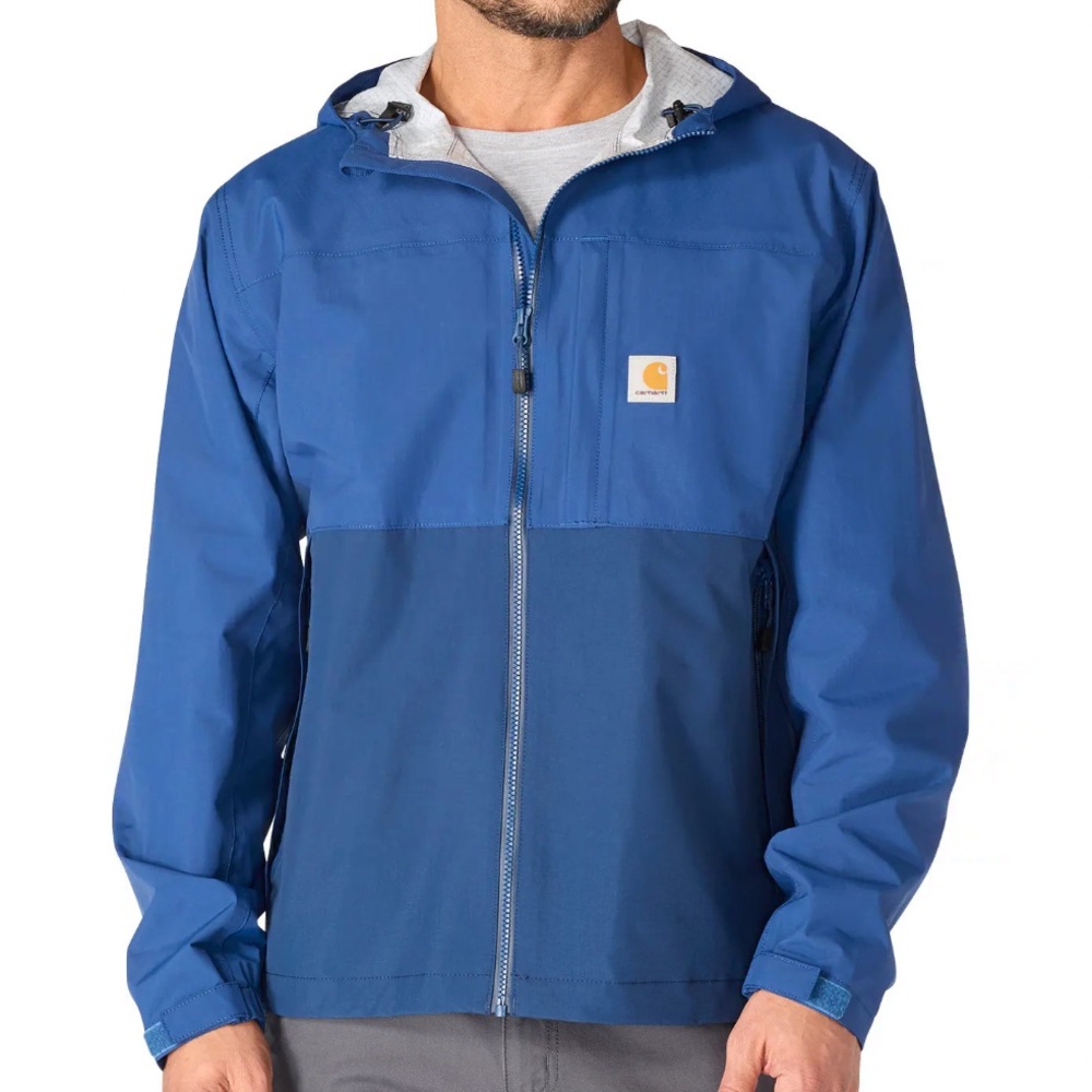 Carhartt Men's Two-Tone Blue Raincoat